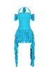Ariadne Ruffle Train Mini Dress